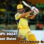 TATA IPL 2024 Important Dates